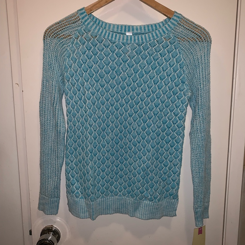 NWT Cherokee blue knit sweater